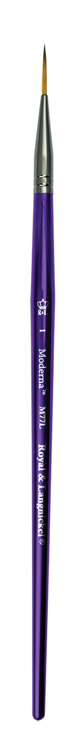 M77L-1 Moderna Synthetic Artist Liner Brush Size 1