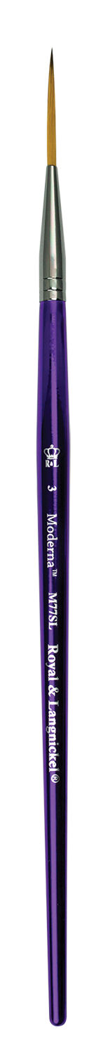 M77SL-3 Moderna Synthetic Artist Script Liner Brush Size 3