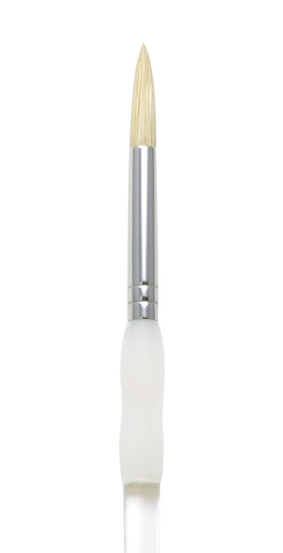 SG1325-3 Soft Grip White Bristle Round Brush Size 3