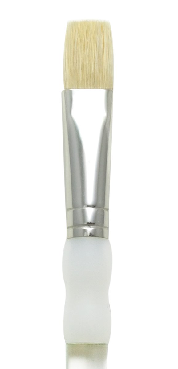 SG1425-8 Soft Grip White Bristle Bright Brush Size 8