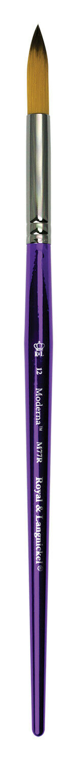 M77R-12 Moderna Synthetic Artist Round Brush Size 12