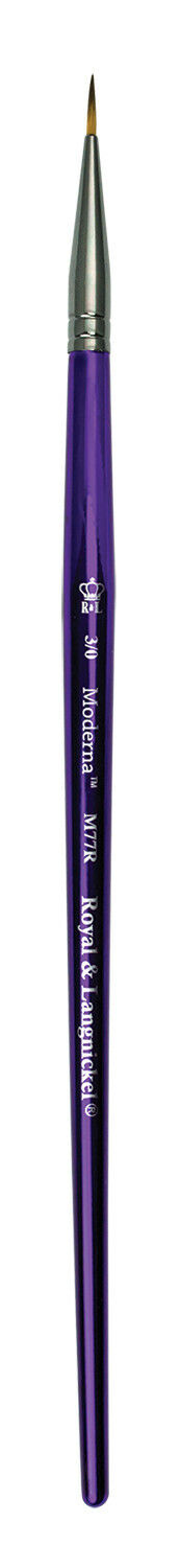 M77R-3/0 Moderna Synthetic Artist Round Brush Size 3/0