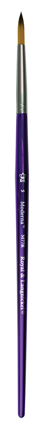 M77R-5 Moderna Synthetic Artist Round Brush Size 5