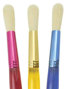 BK616 Big Kids Chubby Round R/Y/B Brush Set