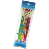 BK620 Big Kids Chubby Round/Flat Brush Set