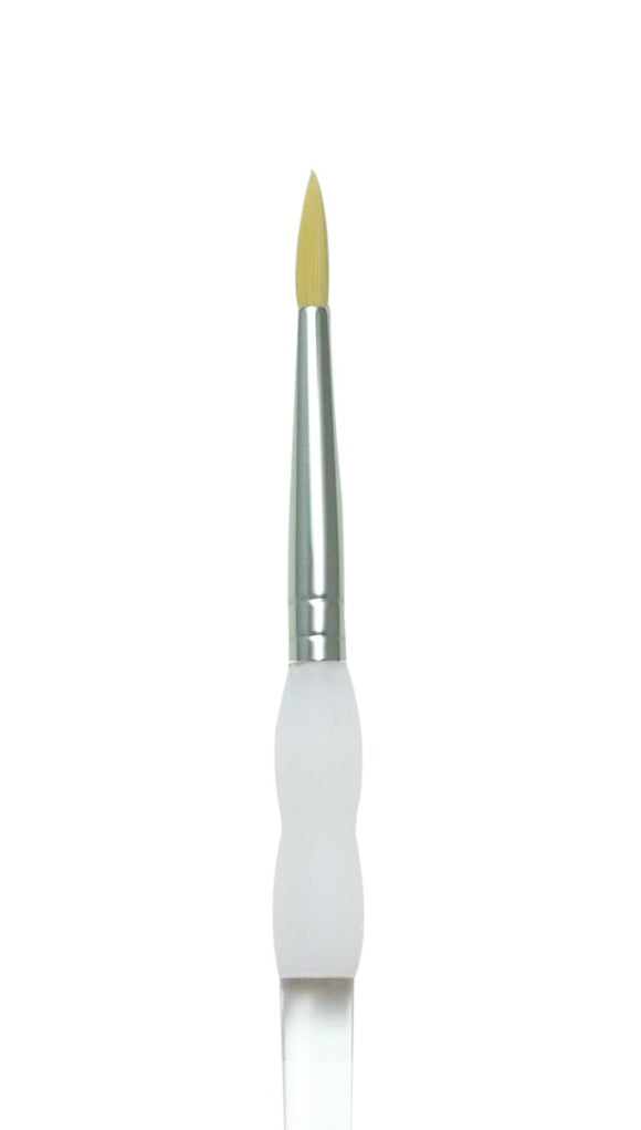 SG250-3 Soft Grip Gold Taklon Round Brush Size 3